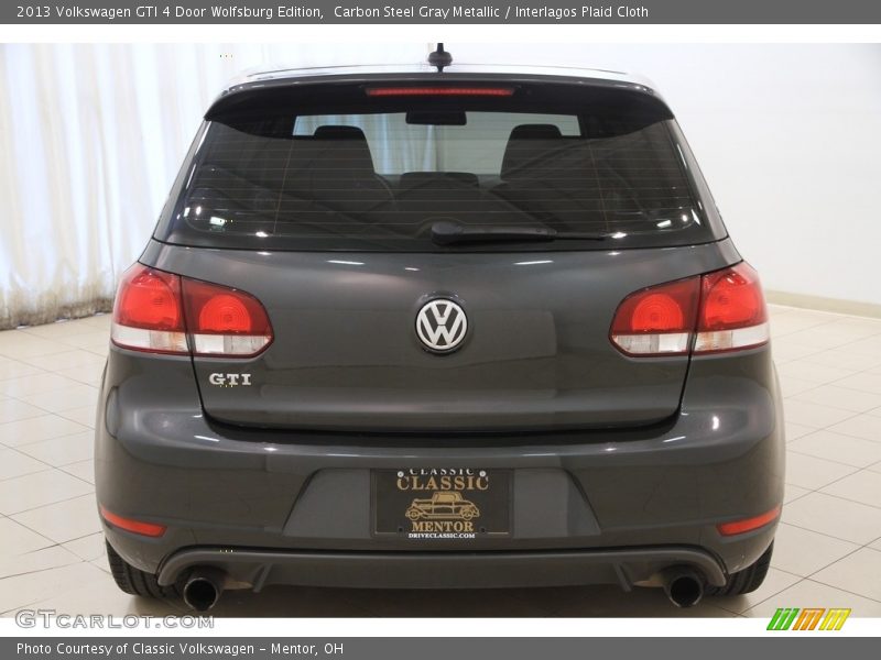 Carbon Steel Gray Metallic / Interlagos Plaid Cloth 2013 Volkswagen GTI 4 Door Wolfsburg Edition