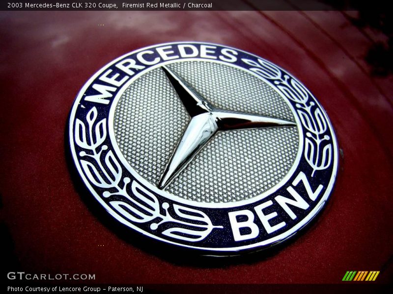 Firemist Red Metallic / Charcoal 2003 Mercedes-Benz CLK 320 Coupe