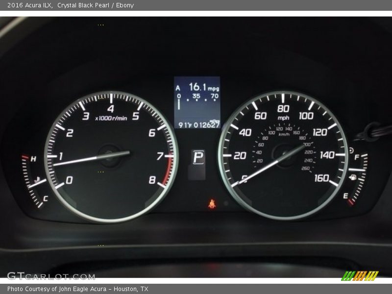 Crystal Black Pearl / Ebony 2016 Acura ILX