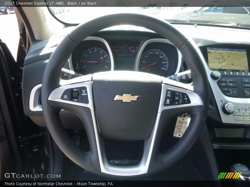 Black / Jet Black 2017 Chevrolet Equinox LT AWD