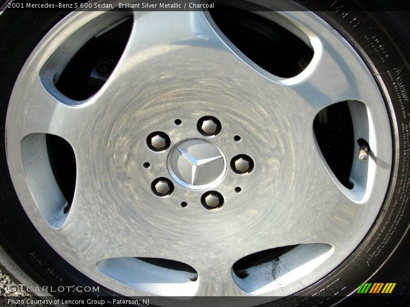 Brilliant Silver Metallic / Charcoal 2001 Mercedes-Benz S 600 Sedan
