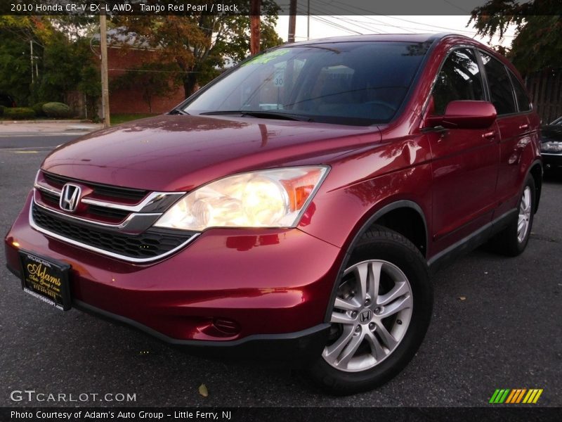 Tango Red Pearl / Black 2010 Honda CR-V EX-L AWD