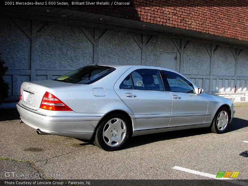 Brilliant Silver Metallic / Charcoal 2001 Mercedes-Benz S 600 Sedan