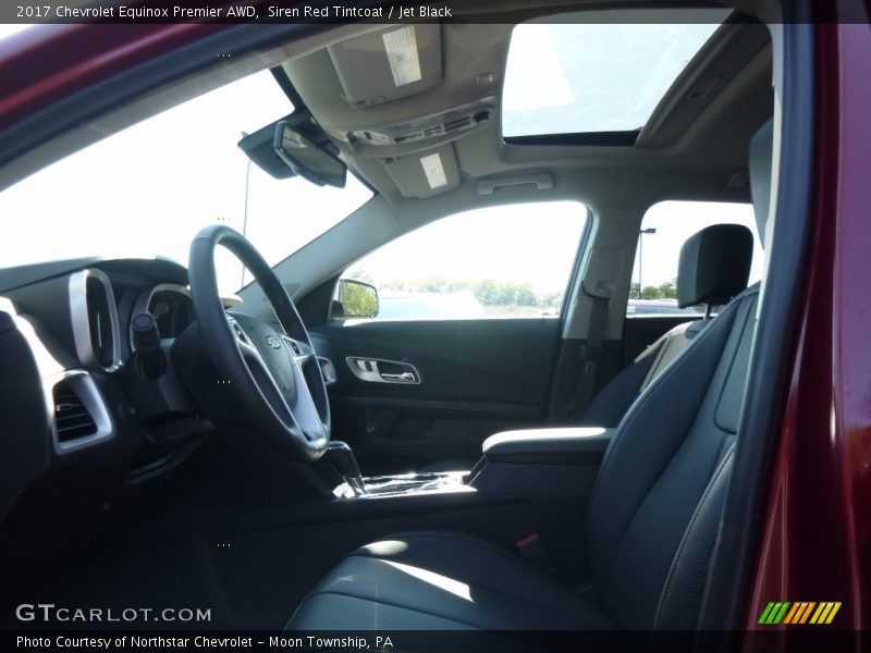 Siren Red Tintcoat / Jet Black 2017 Chevrolet Equinox Premier AWD