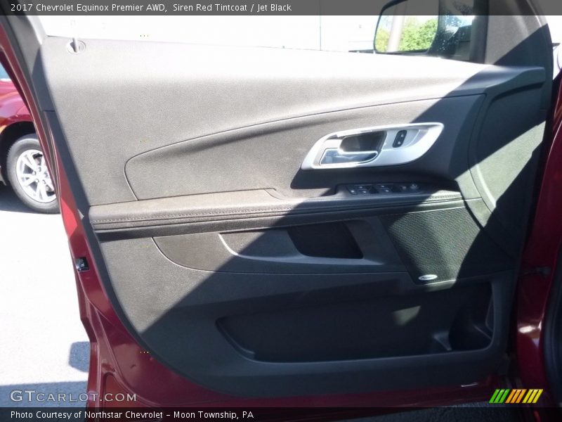 Siren Red Tintcoat / Jet Black 2017 Chevrolet Equinox Premier AWD