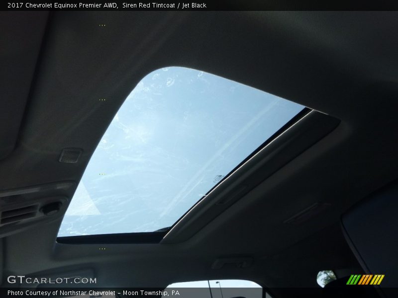 Siren Red Tintcoat / Jet Black 2017 Chevrolet Equinox Premier AWD