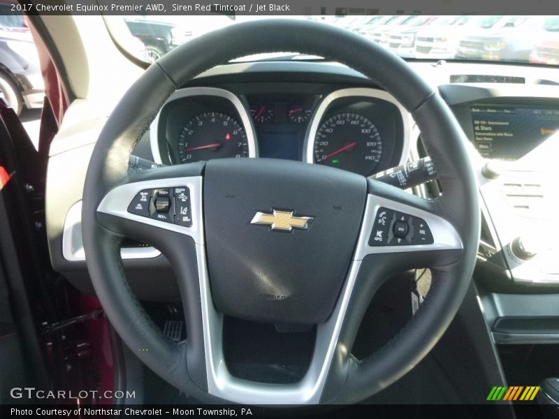 Siren Red Tintcoat / Jet Black 2017 Chevrolet Equinox Premier AWD
