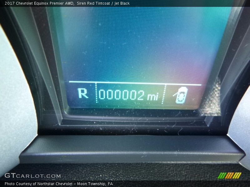 Siren Red Tintcoat / Jet Black 2017 Chevrolet Equinox Premier AWD