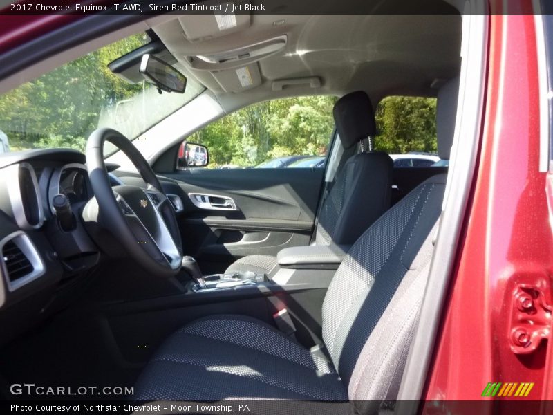 Siren Red Tintcoat / Jet Black 2017 Chevrolet Equinox LT AWD