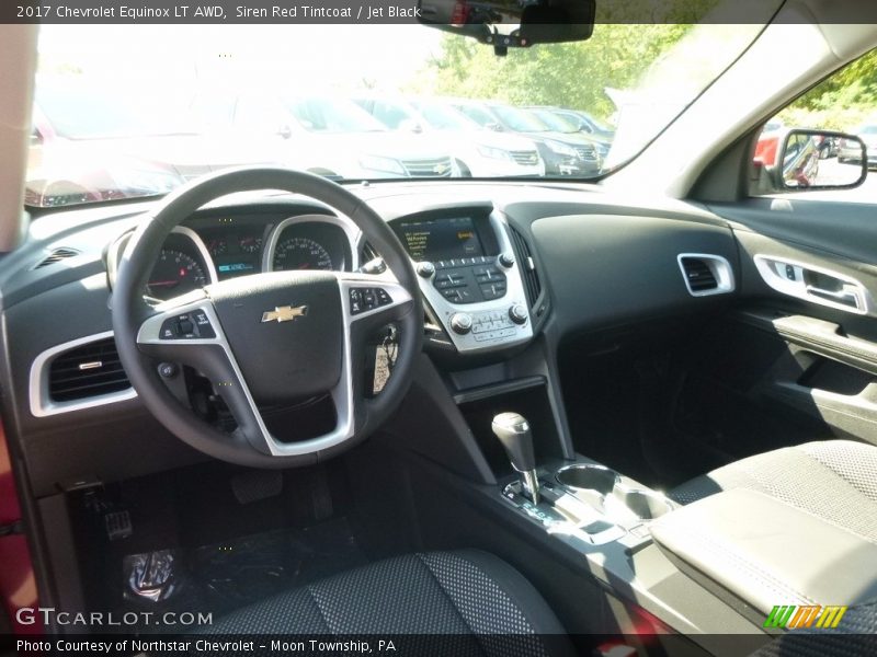 Siren Red Tintcoat / Jet Black 2017 Chevrolet Equinox LT AWD