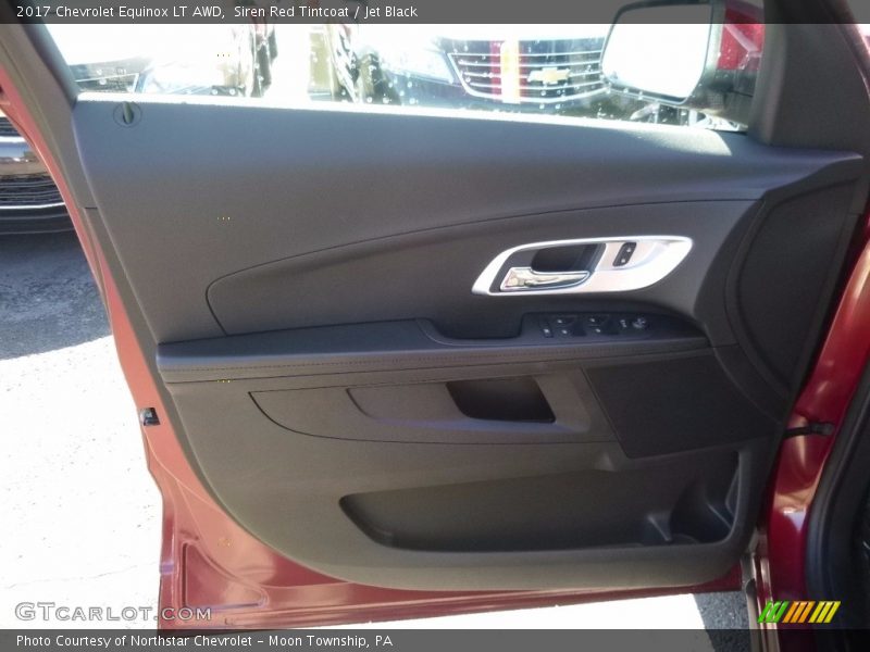 Siren Red Tintcoat / Jet Black 2017 Chevrolet Equinox LT AWD