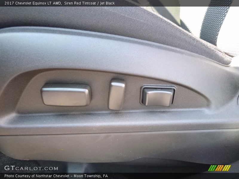 Siren Red Tintcoat / Jet Black 2017 Chevrolet Equinox LT AWD