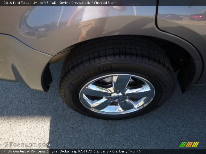 Sterling Grey Metallic / Charcoal Black 2010 Ford Escape Limited V6 4WD