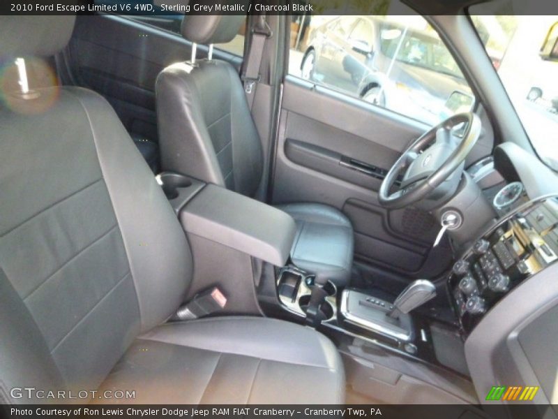 Sterling Grey Metallic / Charcoal Black 2010 Ford Escape Limited V6 4WD