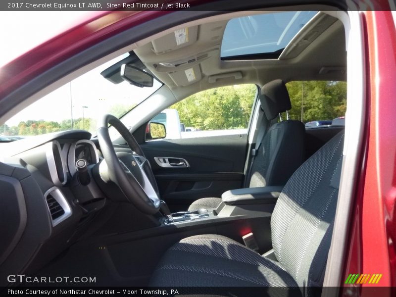 Siren Red Tintcoat / Jet Black 2017 Chevrolet Equinox LT AWD