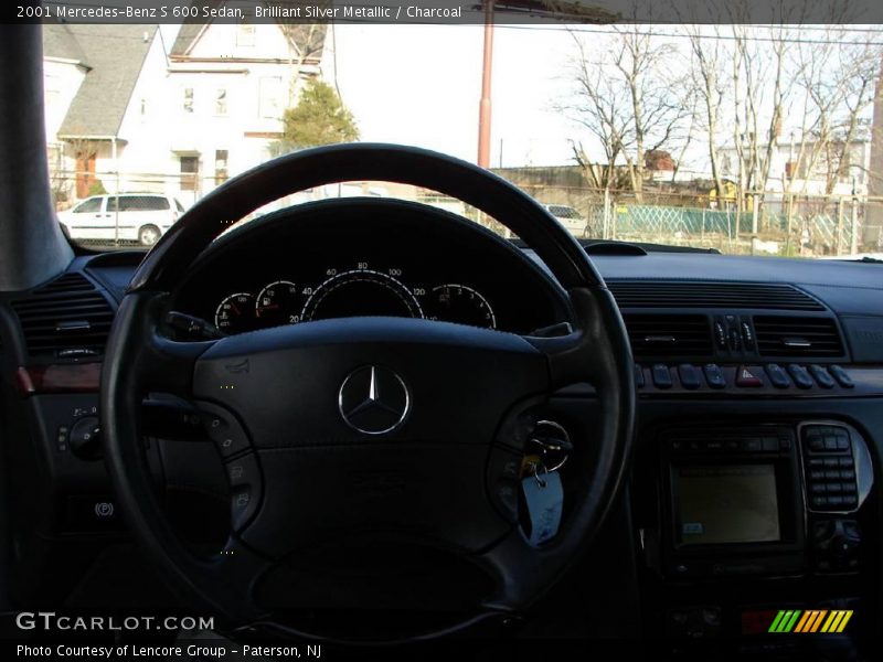 Brilliant Silver Metallic / Charcoal 2001 Mercedes-Benz S 600 Sedan