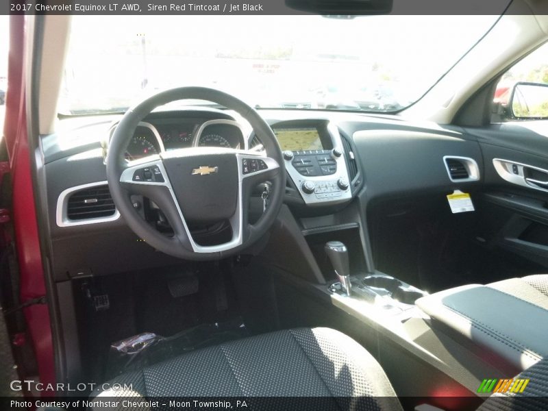 Siren Red Tintcoat / Jet Black 2017 Chevrolet Equinox LT AWD