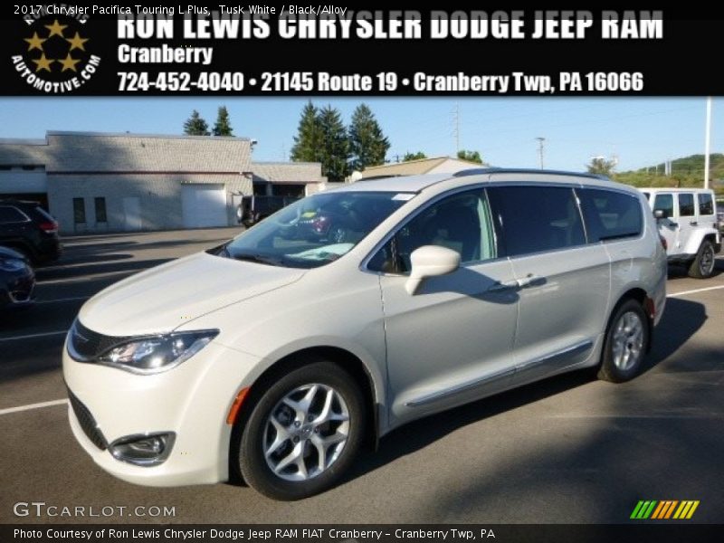 Tusk White / Black/Alloy 2017 Chrysler Pacifica Touring L Plus