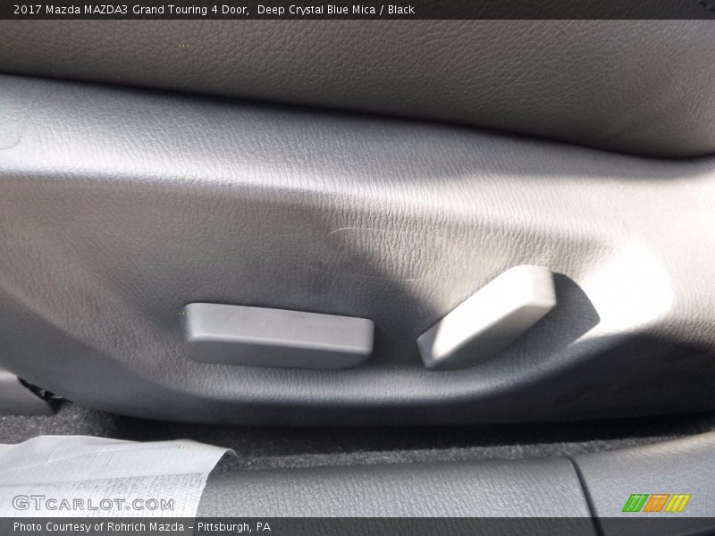 Deep Crystal Blue Mica / Black 2017 Mazda MAZDA3 Grand Touring 4 Door