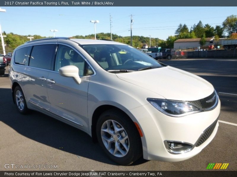 Tusk White / Black/Alloy 2017 Chrysler Pacifica Touring L Plus