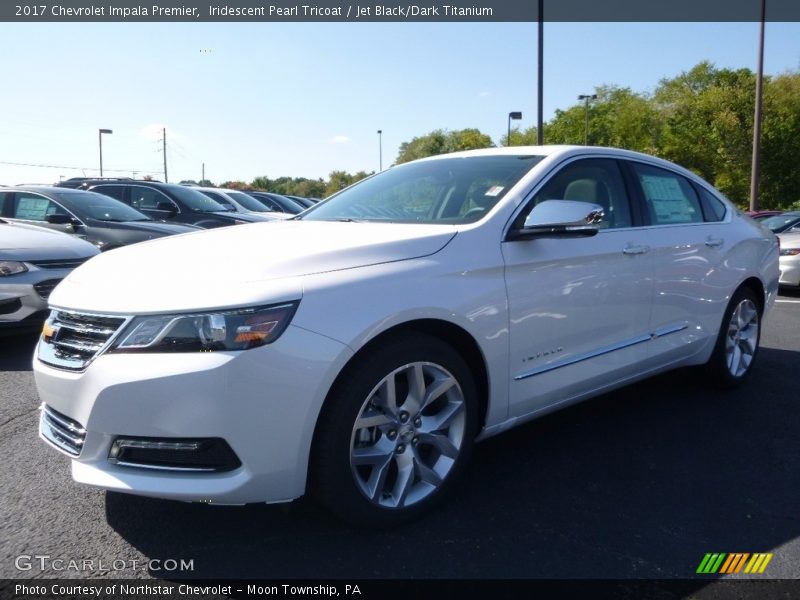 Iridescent Pearl Tricoat / Jet Black/Dark Titanium 2017 Chevrolet Impala Premier