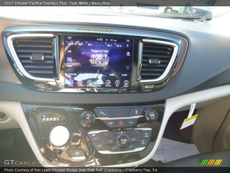 Tusk White / Black/Alloy 2017 Chrysler Pacifica Touring L Plus