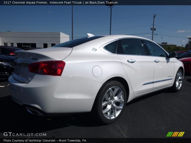 Iridescent Pearl Tricoat / Jet Black/Dark Titanium 2017 Chevrolet Impala Premier
