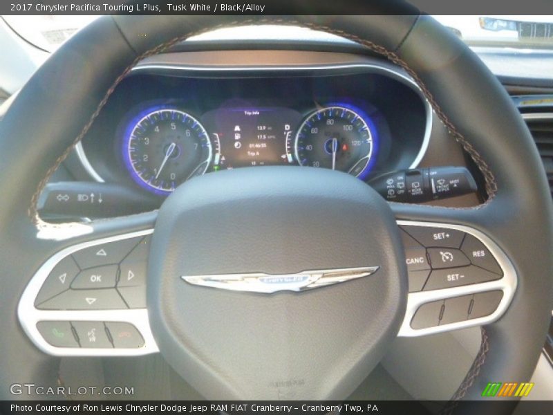 Tusk White / Black/Alloy 2017 Chrysler Pacifica Touring L Plus