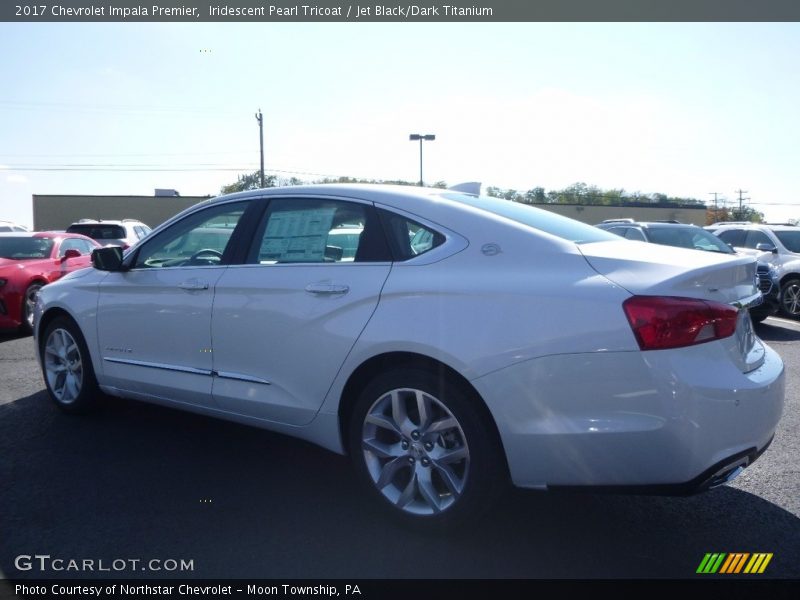Iridescent Pearl Tricoat / Jet Black/Dark Titanium 2017 Chevrolet Impala Premier