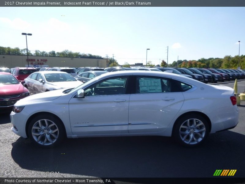 Iridescent Pearl Tricoat / Jet Black/Dark Titanium 2017 Chevrolet Impala Premier