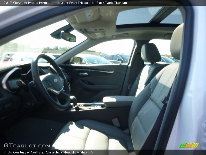 Iridescent Pearl Tricoat / Jet Black/Dark Titanium 2017 Chevrolet Impala Premier