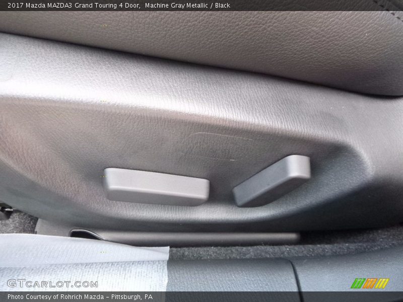 Machine Gray Metallic / Black 2017 Mazda MAZDA3 Grand Touring 4 Door