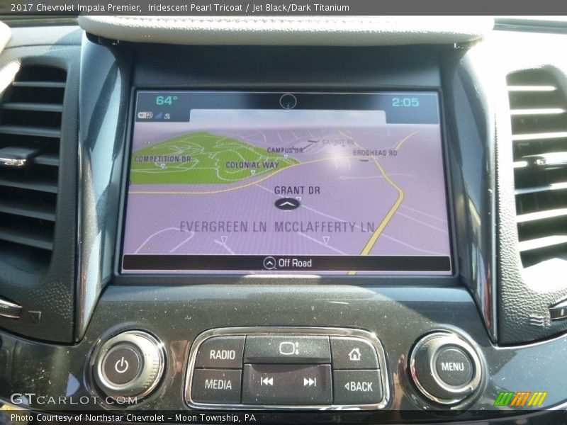 Iridescent Pearl Tricoat / Jet Black/Dark Titanium 2017 Chevrolet Impala Premier