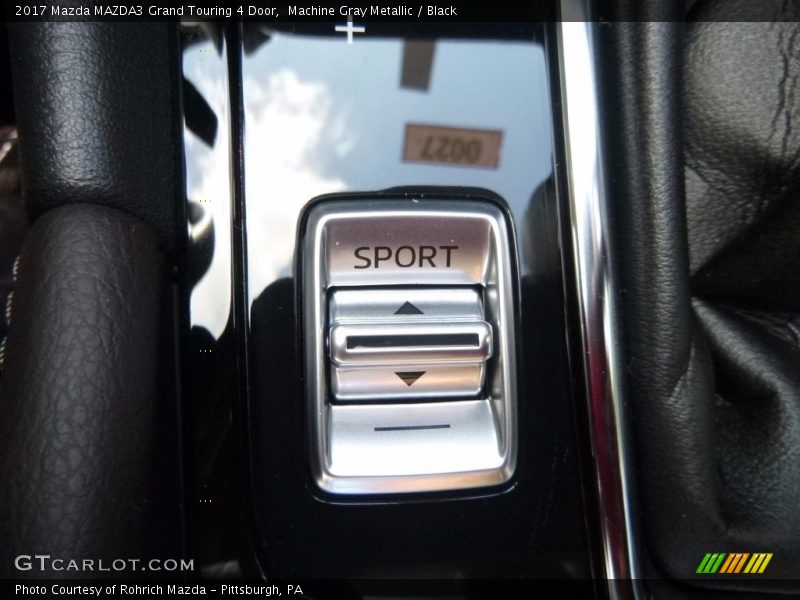 Machine Gray Metallic / Black 2017 Mazda MAZDA3 Grand Touring 4 Door