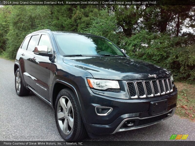 Maximum Steel Metallic / Overland Nepal Jeep Brown Light Frost 2014 Jeep Grand Cherokee Overland 4x4