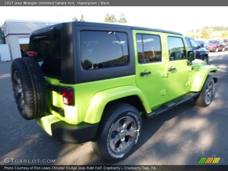 Hypergreen / Black 2017 Jeep Wrangler Unlimited Sahara 4x4