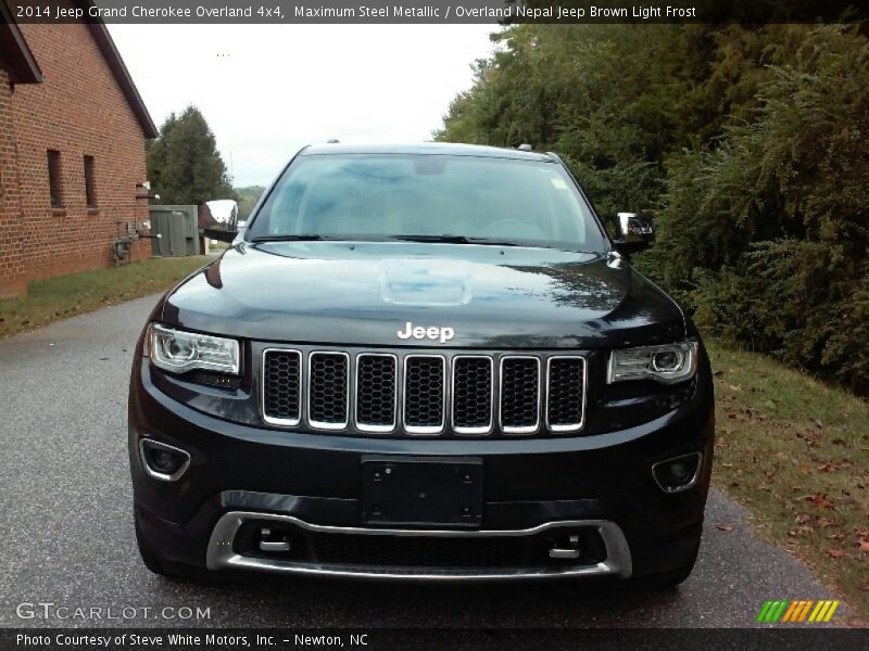 Maximum Steel Metallic / Overland Nepal Jeep Brown Light Frost 2014 Jeep Grand Cherokee Overland 4x4