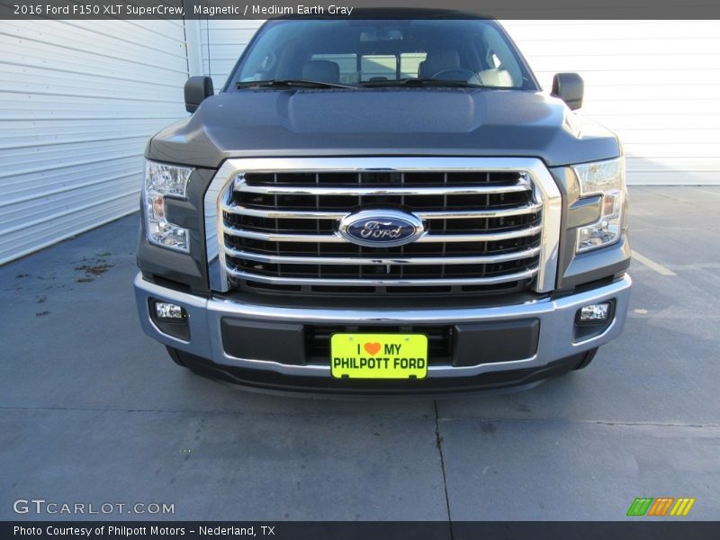 Magnetic / Medium Earth Gray 2016 Ford F150 XLT SuperCrew