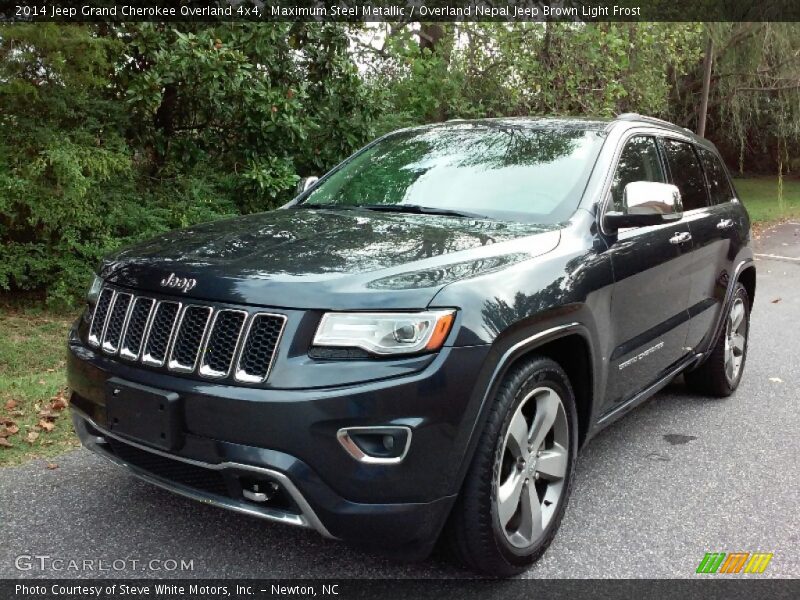 Maximum Steel Metallic / Overland Nepal Jeep Brown Light Frost 2014 Jeep Grand Cherokee Overland 4x4