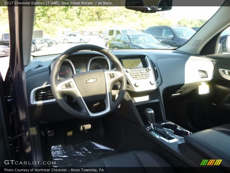 Blue Velvet Metallic / Jet Black 2017 Chevrolet Equinox LT AWD