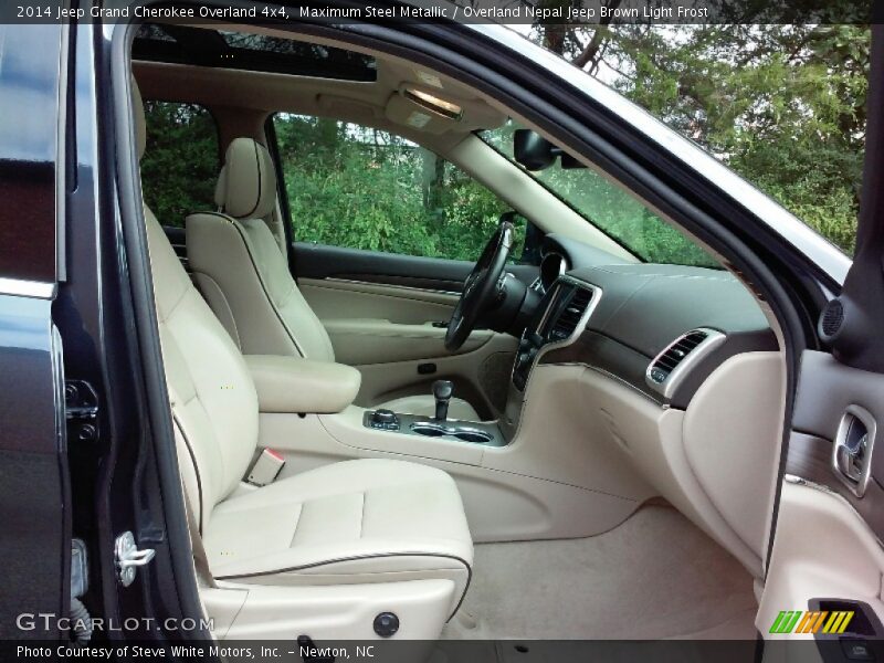 Maximum Steel Metallic / Overland Nepal Jeep Brown Light Frost 2014 Jeep Grand Cherokee Overland 4x4