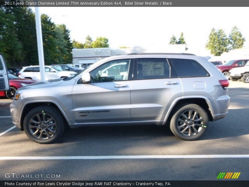 Billet Silver Metallic / Black 2017 Jeep Grand Cherokee Limited 75th Annivesary Edition 4x4