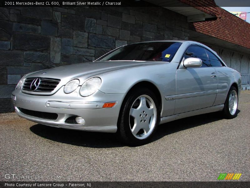 Brilliant Silver Metallic / Charcoal 2001 Mercedes-Benz CL 600