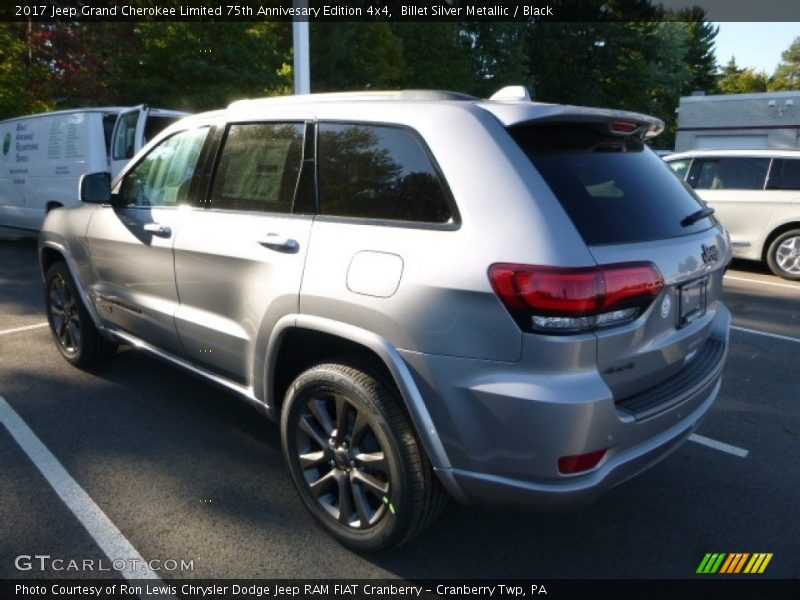 Billet Silver Metallic / Black 2017 Jeep Grand Cherokee Limited 75th Annivesary Edition 4x4