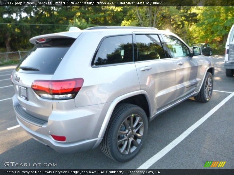 Billet Silver Metallic / Black 2017 Jeep Grand Cherokee Limited 75th Annivesary Edition 4x4