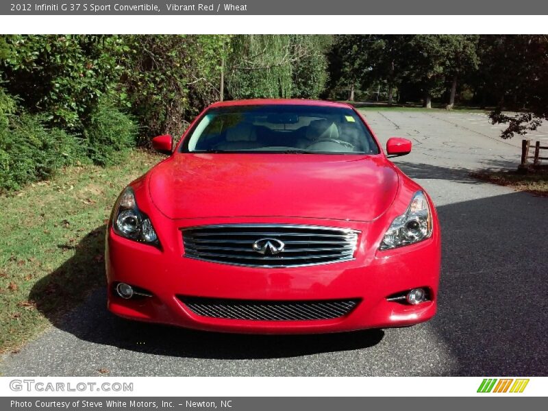 Vibrant Red / Wheat 2012 Infiniti G 37 S Sport Convertible