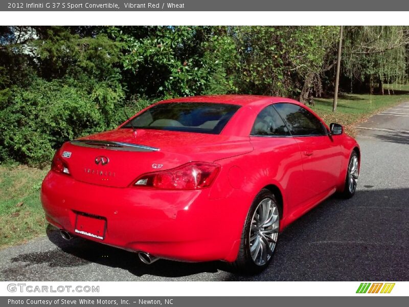 Vibrant Red / Wheat 2012 Infiniti G 37 S Sport Convertible