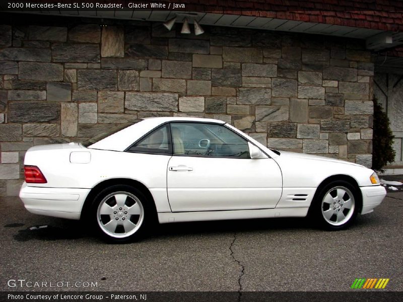 Glacier White / Java 2000 Mercedes-Benz SL 500 Roadster