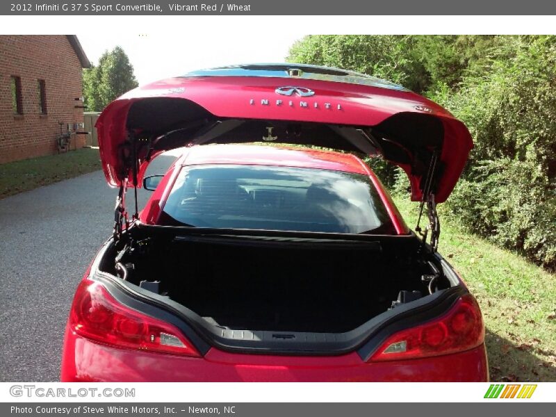 Vibrant Red / Wheat 2012 Infiniti G 37 S Sport Convertible