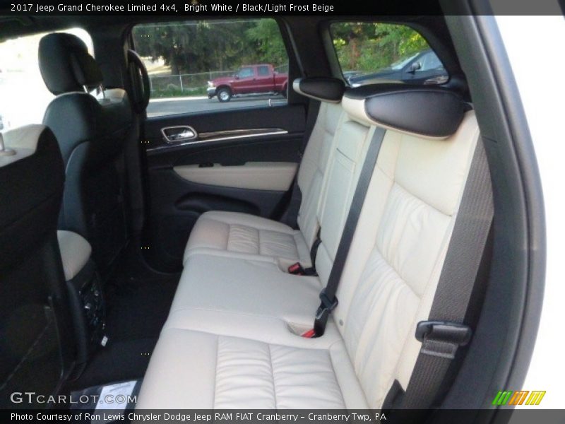 Rear Seat of 2017 Grand Cherokee Limited 4x4